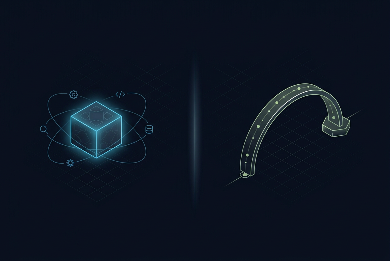 Skills y Bridges como dos entidades disjuntas en la arquitectura Datagentis