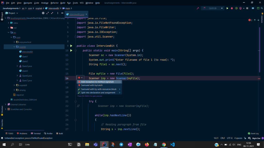 Código Java — entorno donde opera la skill-java